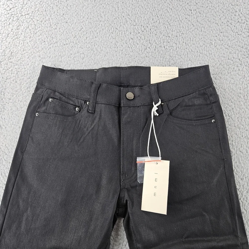 Mnml Jeans Mens 30‎ Black X186 Stretch Moto Denim Streetwear Grunge Punk Rock